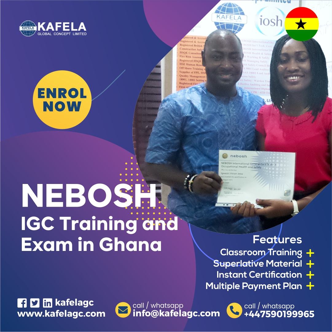 nebosh igc training and exam in ghana